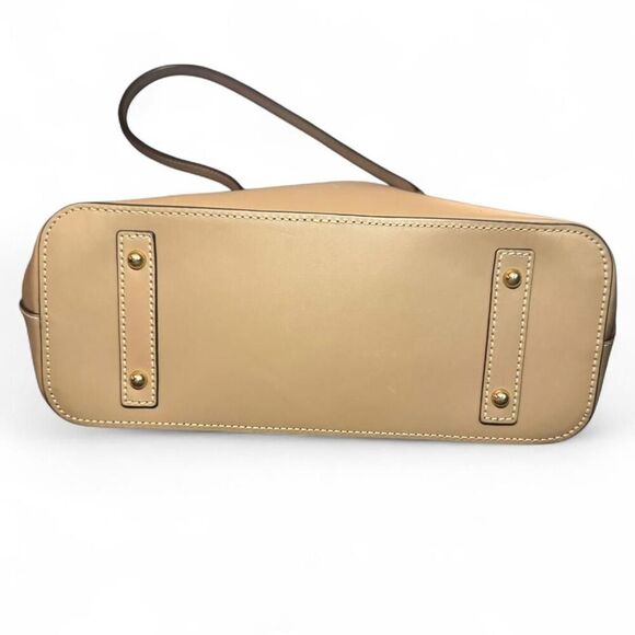 Dooney & Bourke Taupe Beacon Zip Tote Shoulder Work Bag - Picture 3 of 7